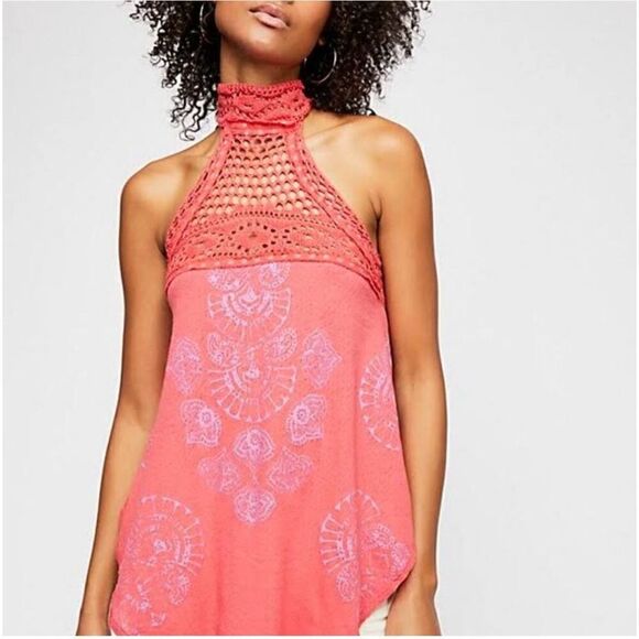 ✨NWOT Free People Printed Mandolin Tank Size S - Picture 1 of 9